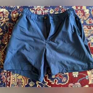 Chubbies medium blue 6 inch inseam shorts “everywear” style